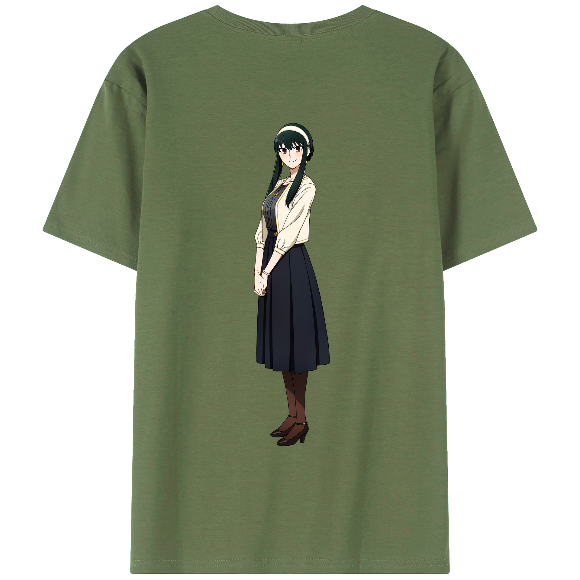 （画像用） SPY×FAMILY间谍家家酒 綿100％ メンズ半袖Tシャツ（バックプリント） 通気性